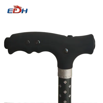 Custom Luxury Telescopic Walking Stick with Self-Defense Capability