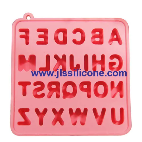 Alphabet Silicone Chocolate Molds 