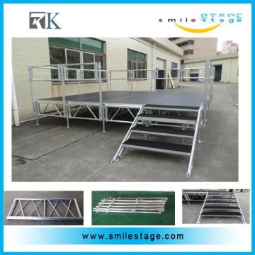 Outdoor Adjustable Mobile Aluminum Stage for Performance