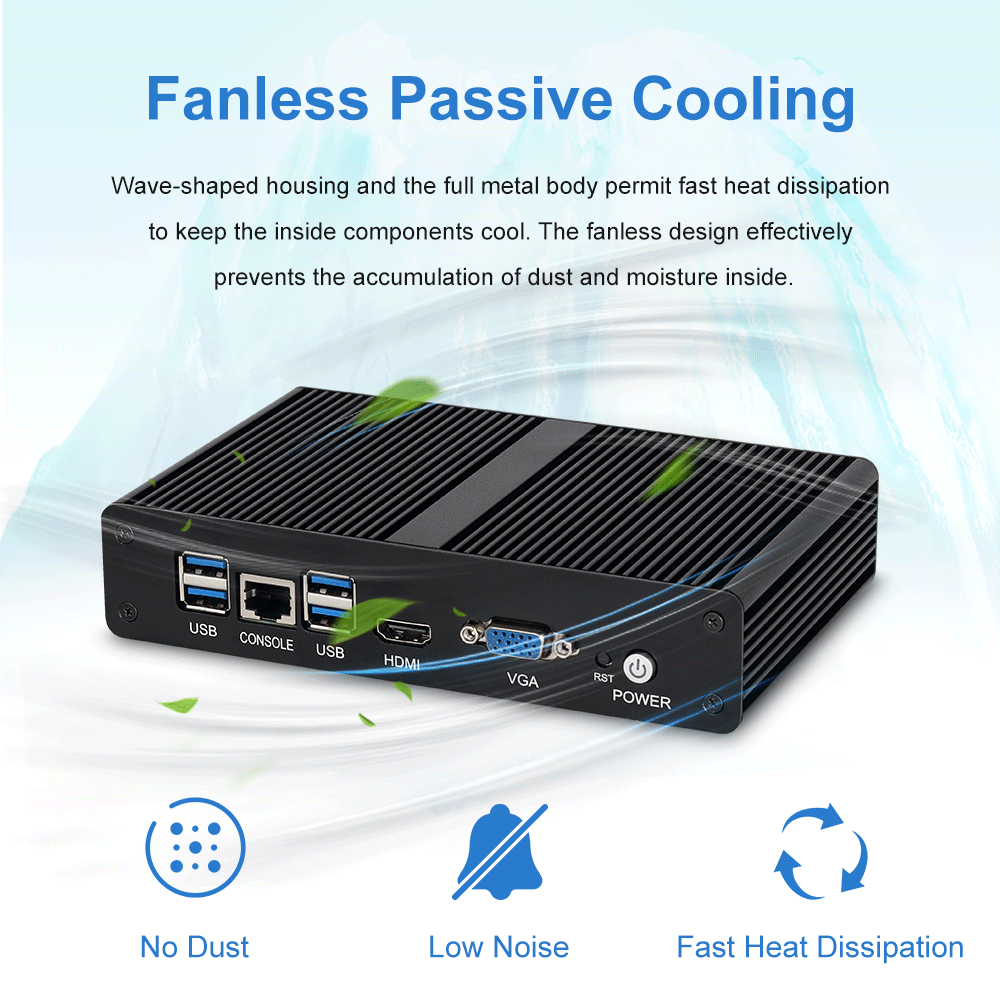 Fanless Mini PC firewall
