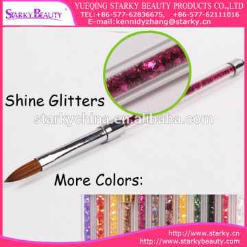 2016 Hot Sale French Smile Kolinsky Nail Brush for UV Gel Nail Pen
