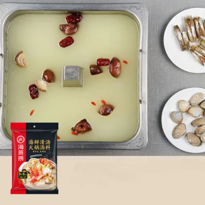 Chinese health clear soup hotpot soup