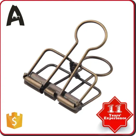 Reasonable & acceptable price factory supply metal foldback clip
