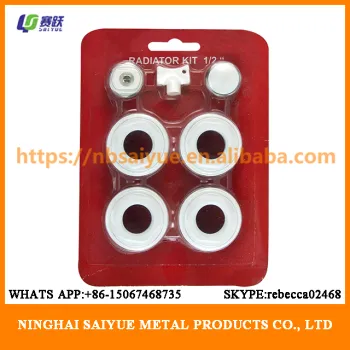 Aluminum radiator suit (7 sets)(Hanger,reducer,air vent ,plug,key)