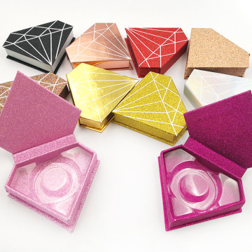Private Label Mink Cosmetic Boxes for Individual Extension Paper Eyelash Packaging