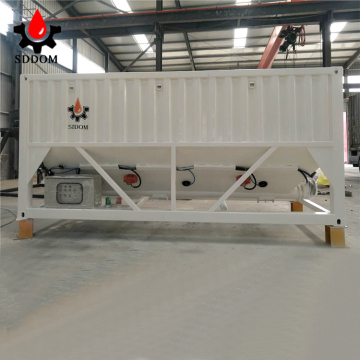 Factory Price 100 Ton Flat Bottom Steel Cement Silo for Sale
