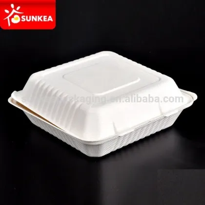 Boite hamburger biodegradable