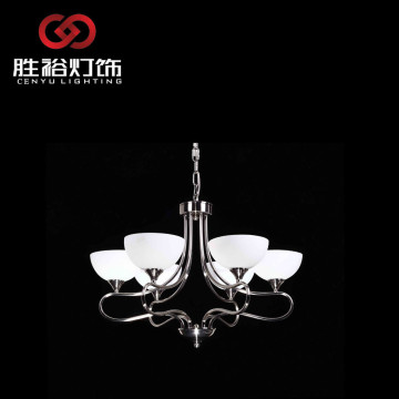Guzhen CENYU contemporary style brushed chrome decorative chandelier light