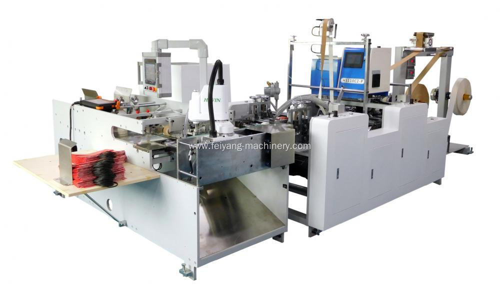 Bags Paper Twisted Handle Attaching Machinery