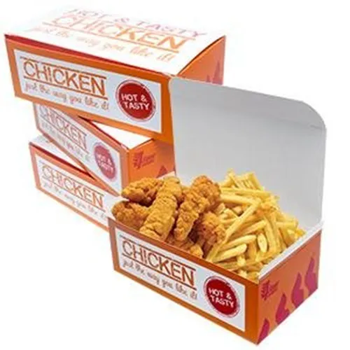Custom Printed Fried Chicken Cardboard Box