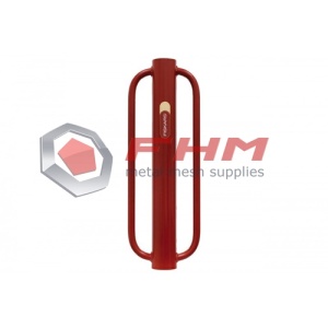 Red T Post Heavy Post Driver Metallo manuale