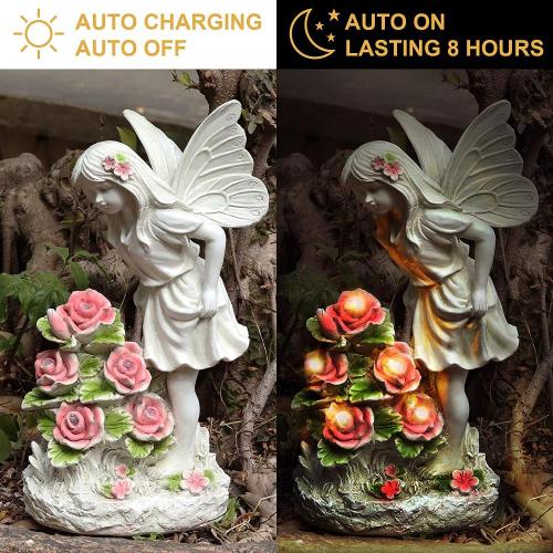  Decorative Metal Stakes Garden Figurines Angel Garden Statue Outdoor Decor Manufactory