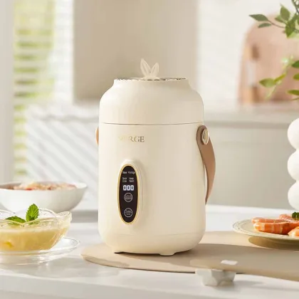 Personal 0.8L Portable Electric Stew Pot for Soup/Porridge/Hot Pot/Lunch Box