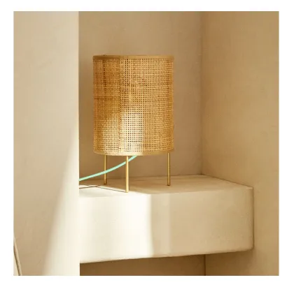 Rustic Style LED Desk Lamp Bedside Table Lamp