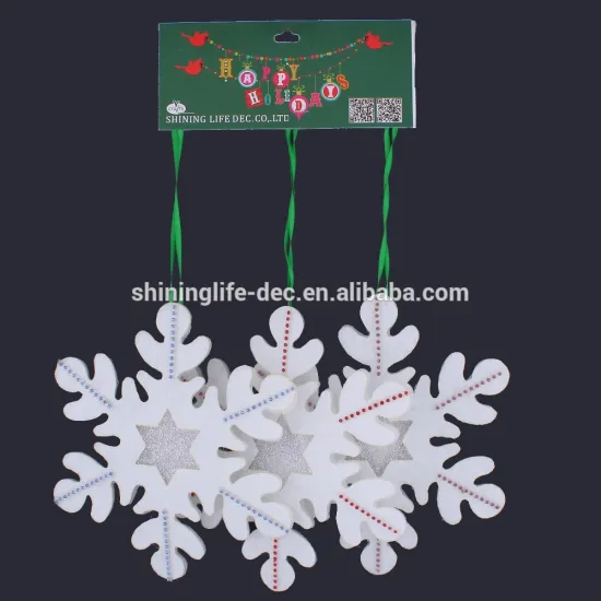 new design snowflake ornament christmas snowflake set
