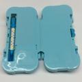 Plastic children three-layer portable pencil box