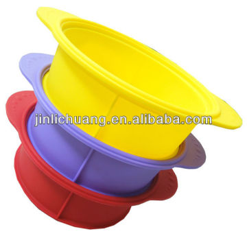 New design silicone steam pot with cover for hot selling