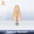 Lâmpada de filamento cônico economizadora de energia com luz quente