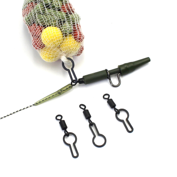 Carp Fishing Swivel: Connect PVA Mesh Bag for Coarse Fishing Accessories