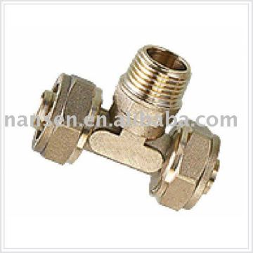 Brass Male Tee Fitting