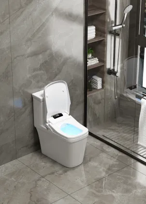 Intelligent Smart Toilet Seat Cover with Filter - Elongated Shape Electric Bidet