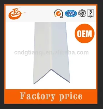 Plastic extrusion corner guard for pvc profiles