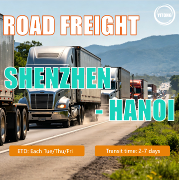 Straßenlogistik von Shenzhen nach Hanoi, Vietnam