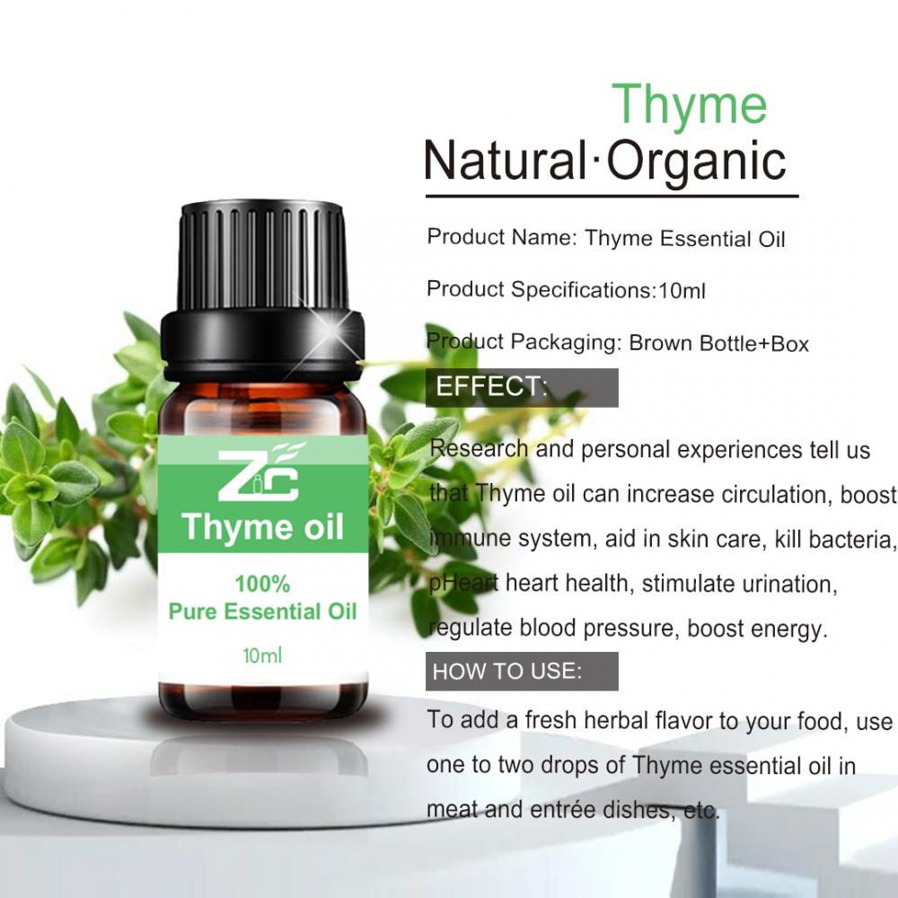 Natural Plant Thyme Essential Oil for Food Additives