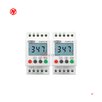 Tomzn 3 fase Din Rail Regolable Under/Over Tentage Protector