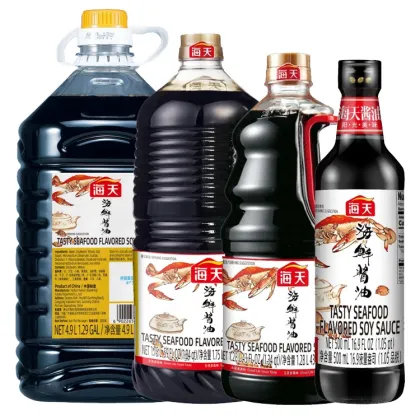 Wholesale 1.75L Seafood Soy Sauce - Custom Tamari Flavored Export Shrimp Soy Sauce