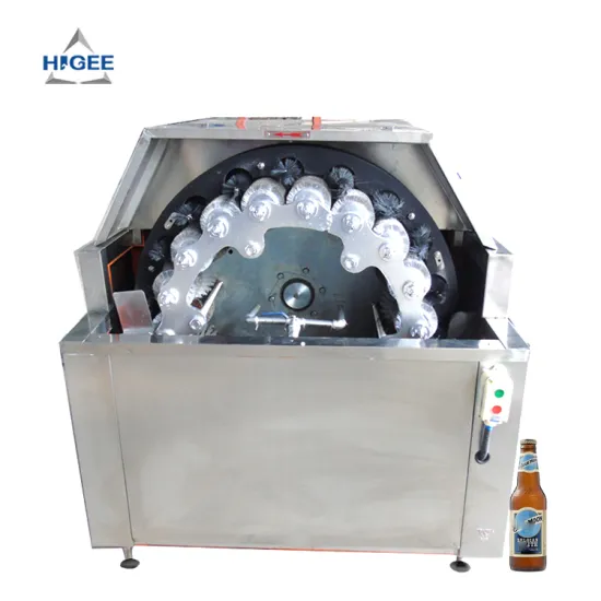 Higee Recycled Glass Bottle Washing Machine: Wine Bottle Washer, Beer Bottle Cleaner & Label Remover
