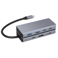 Aluminium 4-in-1 USB Typ C Hub-Adapter