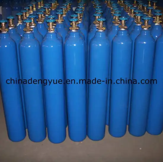 Valves Equipped Oxygen Tank Small Scuba Diving Oxygen Tank