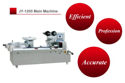 JY-1200/DXD-1200 Computer Controlled Horizontal Milky Caramel Candy Wrapping Machine