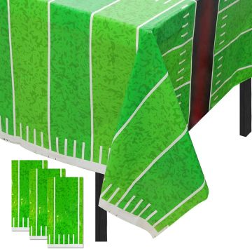 Einweg -Plastikfußball -Tischdecke für die Party -Dekoration