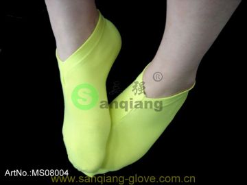 92%cotton 8%spandex best quality cheap price moisturising cosmetic socks