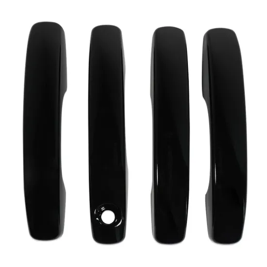 Gloss Black Door Handle Cover Protector  For Ford Ranger 2021 Wildtrak 2022 2023  Accessories