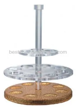 Acrylic Turntable Wine glass stand (12 cups)