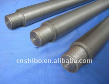 High purity glass melting molybdenum electrode with threaded