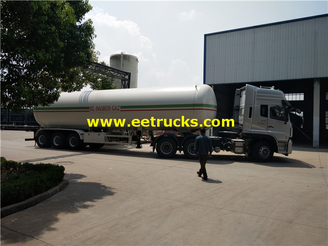 55m3 Tri-axle ASME LPG Tank Trailers