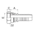 BSP vrouwelijke platte afdichting hydraulische fittingen