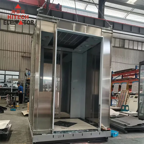 China Residential Stainless Steel MRL Passenger Elevator for Luxury Villas