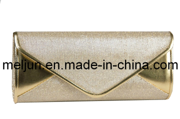 New Style Satin Silever Evening Bag