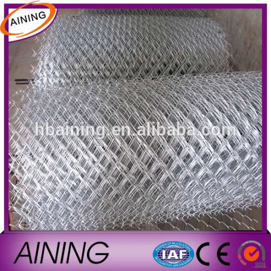 6 foot chain link fence/Hot-dip galvanized chain link mesh/used chain link fence for sale factory
