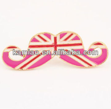 fancy girls metal beautiful beard finger ring