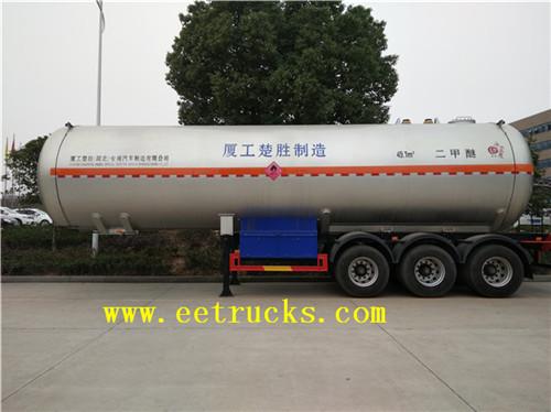 49cbm 25ton Liquid amonia tanker nusu trela