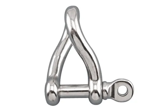 Dee Shackle Twisted 316 Stainless Steel