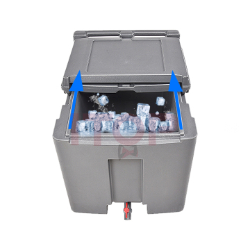 Large Capacity Rolling Cooler Cart with Wheels - Top Seller for Outdoor Food Storage and Keeping Ice Chests Cold