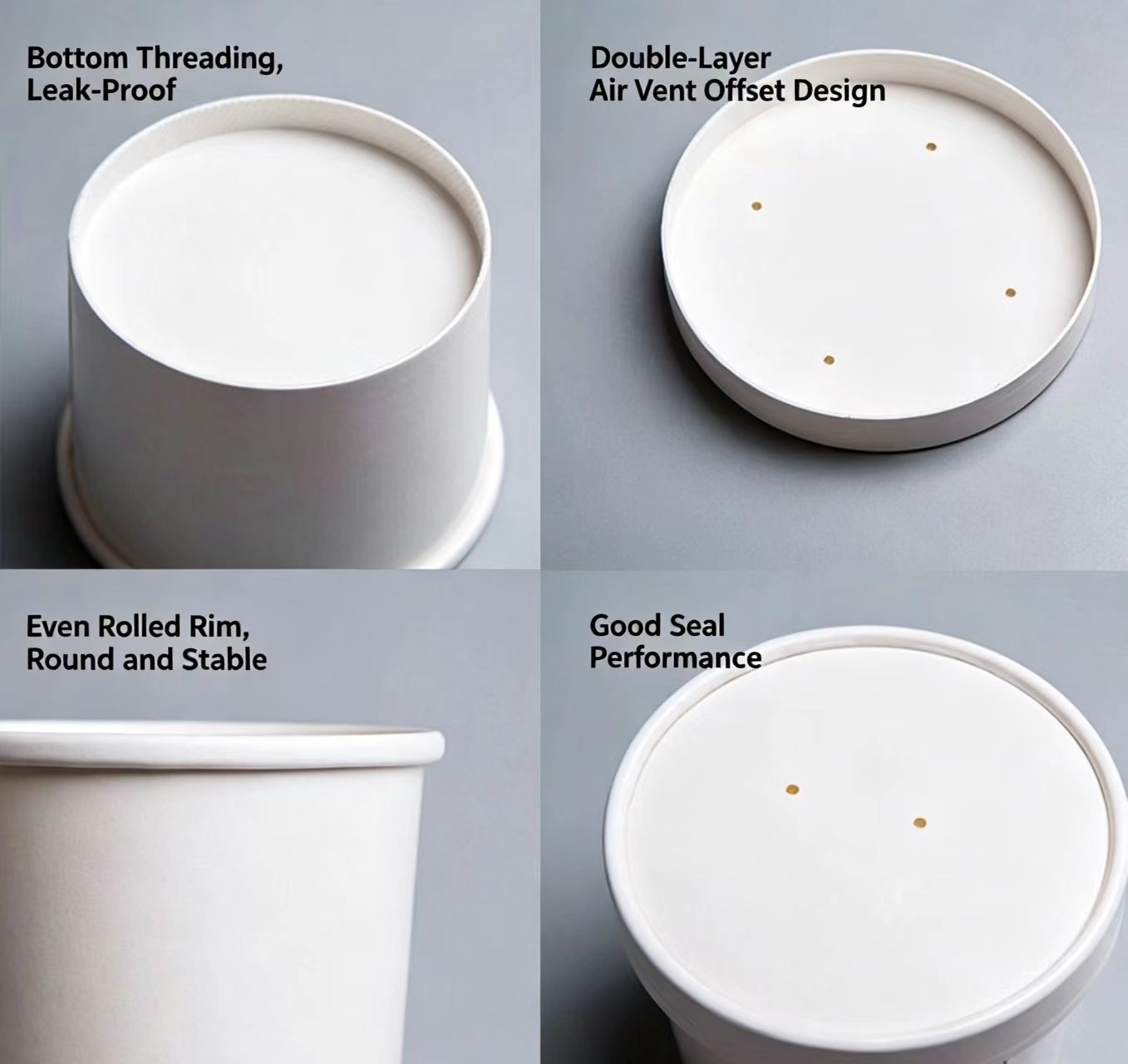 Premium White Porridge Cup