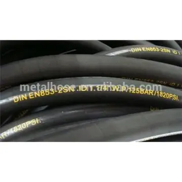 WIRE BRAID REINFORCEMENT HYDRAULIC RUBBER HOSE
